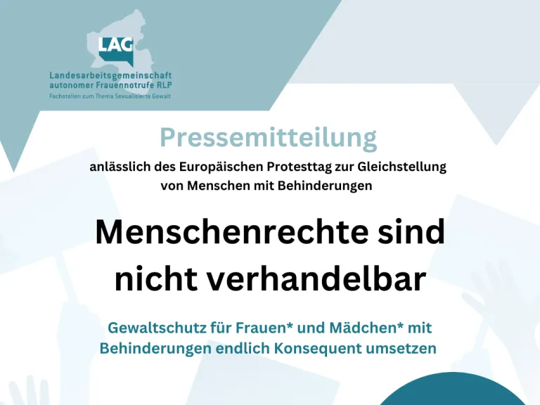 Plakat zum Protesttag